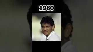 Evolution of Mohammad azharuddin 1980~2024 #shorts #mohammadazharuddin #evolution #2024 #cricket
