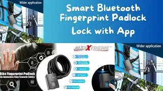 BUY LINK HERE: Smart BluetoothFingerprint Padlock Lock with App