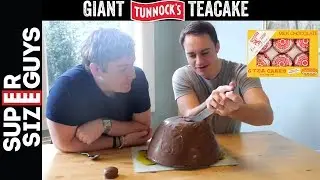 Giant Chocolate Teacake | Super Size Guys