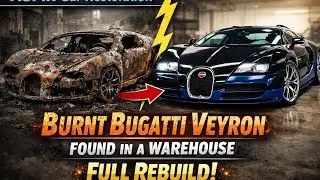 ASMR Car Restoration | Bugatti Veyron Found Burnt in a Warehouse &ndash; Full Rebuild