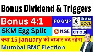 BHARAT COKING COAL IPO I BCCL IPO GMP I NSE I VEDANTA I Bonus, Split & dividend I SKMEGGPROD split