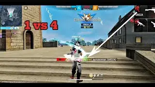 1vs4 in cs ranked#freefire #gaming #freefiremax 