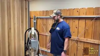 Wood Defender Professional Staining Machine for rent at The Fence N' Post