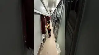 Howrah - New Delhi Rajdhani Express 1st AC Coupe #indianrailways #rajdhaniexpress #train