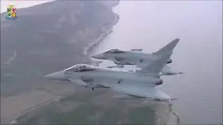Italian Eurofighter Typhoon in action