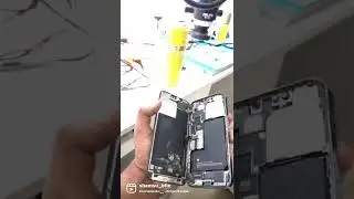 Iphone 13 pro water damge ...! #mocrosoldering   #iphonerepair
