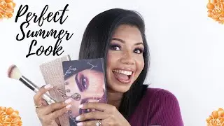 Perfect Summer Makeup Look! #summermakeup #hoodedeyemakeup#freshmakeup