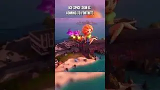 Ice Spice Skin in Fortnite 😭 #fortnite #fortniteshorts