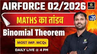 Airforce 2025 | Airforce X Group Maths | Binomial Theorem | Part -02 | Utkarsh Defence Academy