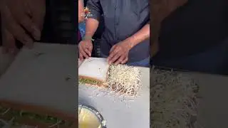 Вкусный сэндвич с сыром чили на гриле от Anand Stall #сэндвич #сэндвичнагриле #foodshorts