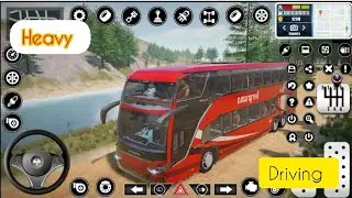Coach bus driving Simulator Gameplay ||Expressgameplay