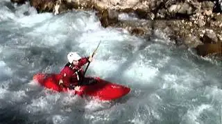 Kayaking Karpenisiotis - 2nd rapid - Panago The Purifier