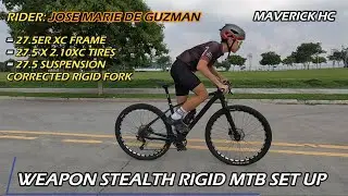 Max Chainring Size para sa WEAPON STEALTH MTB Frame ni Jose Marie De Guzman