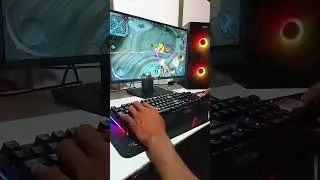Fanny on pc with handcam🤯 fanny freestyle🔥🔥😱 mobile legends on pc gameplay🖥 #Shorts #Pheak