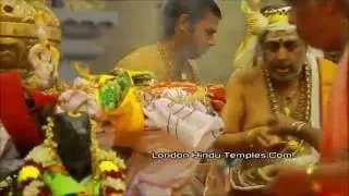 The Ceremonial Flag Lowering Festival At London Sivan Kovil, Lewisham,UK (Part 1) 12-09-2016