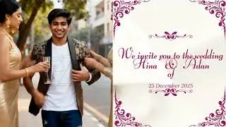 Wedding card design and my new art for today @ graphicdesignchannel-sehar# wedding card design