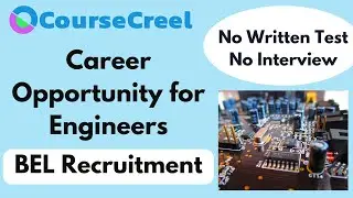 Jobs for Freshers | Apprenticeship Training | BEL | Bharat Electronics Limited | No Test & Interview