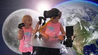 Our FIRST EVER Roller Coaster (Kids Reaction to an Oculus Quest )