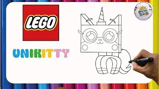 How to Draw Unikitty Step by Step Tutorial 🦄✨ Easy and Fun Drawing for Kids