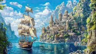 Autumn Fantasy Harbor | Celtic Music | Folk, Traditional, Instrumental, Fantasy