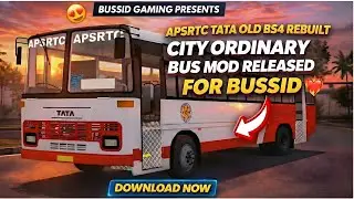 🔥 APSRTC TATA OLD BS 3 CITY BUS MOD RELEASED FOR BUSSID | DOWNLOAD NOW | 😍 
