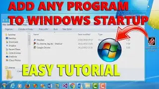How to add a program to the windows startup (Batch And Print Pro for example)