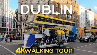 DUBLIN, IRELAND 4K WALKING TOUR OCTOBER 2021