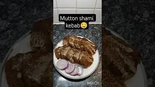 Mutton shami kebab 🤤😋 So easy to make👍 #food #mycooking #foodvideos #shortsfeed #shorts #fyp