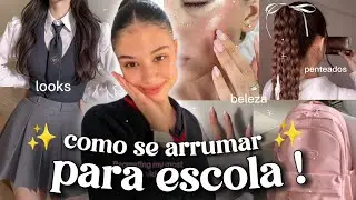 COMO se ARRUMAR para ESCOLA /volta às aulas 2026 , material escolar, dicas de beleza 