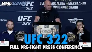 UFC 322 full pre-fight press conference: Crowd hostile to JDM, Islam Makhachev beloved