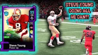 STEVE YOUNG TAKING OVER!! 99 SUPER BOWL MASTER STEVE YOUNG GAMEPLAY - Madden 20 Ultimate Team