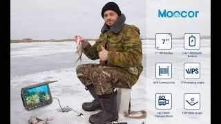 MOOCOR HD7025 1080P Underwater Fishing Cameras