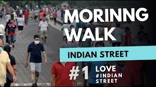 Walking in Mumbai Road (Morning walk) - India [4K]