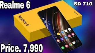 Realme 6,SD710,64MP penta camera setup, punch holl sefle & Display, realme 6