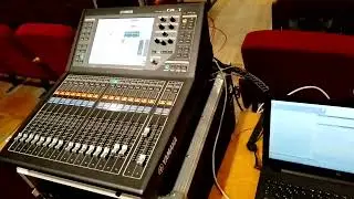Yamaha QL1 и SCS(Show Cue System) переключение сцен с ноутбука
