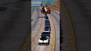 DESTROYING 20 SUPER CARS GTA 5🔥| #SHORTS | #SKYEGAMING