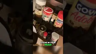 Магнитная полка для специй для небольших кухонь!