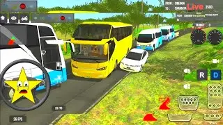 🥳Bus Phas Gayi🥹Traffic Jam Me 🚍💥  Driving Simulator Game