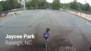 Tennis Court Resurfacing - Jaycee Park | Raleigh, NC
