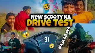 New Scooty Test Drive Vlog 🛵 | Pehli Ride | Honest Review