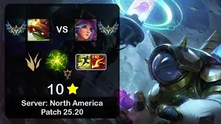 Rammus Jungle vs Lillia - NA Challenger - Patch 25.20