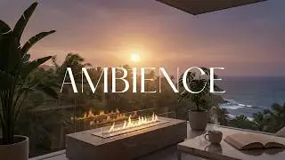 Relaxing Ambient Music with Luxury Ocean Views | Calm Background for Work & Sleep | No Ads
