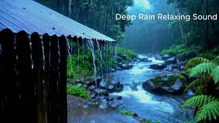 Heavy Rain on Tin Roof &ndash; No Thunder | Strong Rain Ambience | Rain Sounds for Sleep