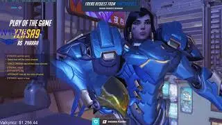 POTG! Overwatch Rank 1 Pharah God YZNSA SEASON 26 TOP 500 GAMEPLAY