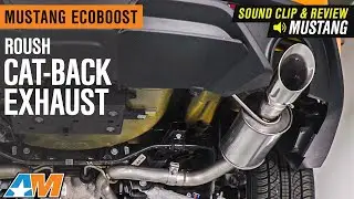 2015-2020 Mustang EcoBoost Roush Cat-Back Exhaust Sound Clip & Review