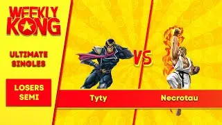 KONG#7 - Losers Semi-Final - Tyty (Captain Falcon) VS Necrotau (Ken)