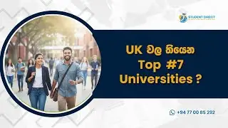 Top #7 universities in the UK ? | Student Direct ✈️