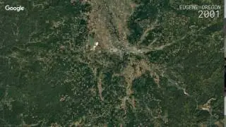 Google Timelapse: Eugene, Oregon