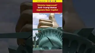 &lsquo;Dictator Approved&rsquo; Statue of Trump Unveiled Near US Capitol After Military Parade