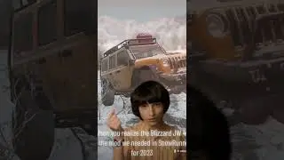 When you realize the Blizzard JW 40 is the mod we needed in 2023 for #SnowRunner #capcut